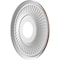 Ekena Millwork Berkshire PVC Medallion (Canopies up to 5 3/4"), 13"OD x 3 1/2"ID x 3/4"P, Metallic Rust CMP13BEDRU - alternate 2